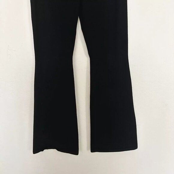 Aritzia Sunday Best Black High Waist Pull-On Flare Pants Medium Stretch Knit - Picture 6 of 7